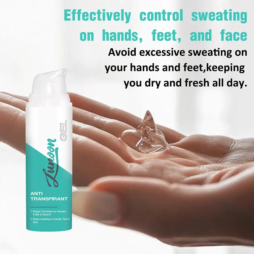 Antiperspirant deodorant spray underarm deodorant Gel 50ml Against Sweaty Hands, Sweaty Feet And Sweating On The Face Against Heavy Sweating On The Head for Adult