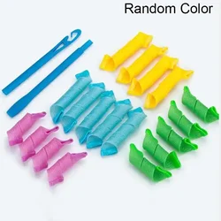 Heatless Spiral Magic Hair Curlers Styling Kit (OPP Pack 9L 9S)