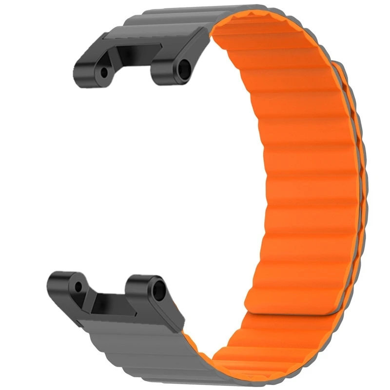 Huami Amazfit T-rex/T Rex 프로용 소프트 실리콘 마그네틱 스트랩, Amazfit Trex 2 교체 손목 스트랩 시계 밴드 팔찌