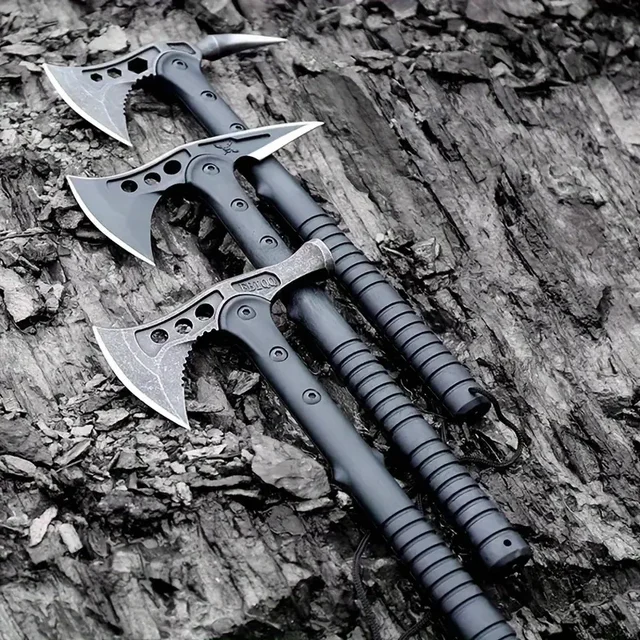 1 Portable Axe, Multifunctional Survival Axe, Pointed Axe, Hammerhead Axe, Chili Axe, Sharp, with a High Toughness Handle 1