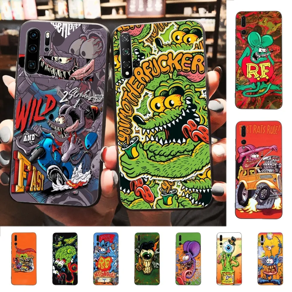 Tales Of The Rat Fink Custodia Per Telefono Per Huawei P 8 9 10 20 30 40 50 Pro Lite Psmart Honor 10 Lite 70 Mate 20Lite