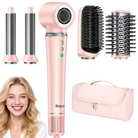 5 in 1 Air Wrap Hair Styler Frizz-Free Auto Wrap Curler, High-Speed Hair Dryer, Straightening & & Blow Dryer Brush for Styling