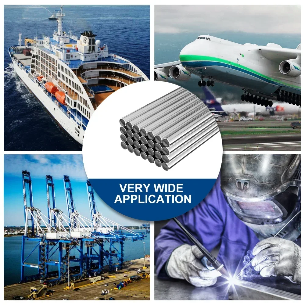 Long 50cm Aluminum Welding Rod Diameter 1.6mm/2mm Repair Stainless Steel Efficient Aluminum Welding Rod 10pcs welding rods aluminum welding rods