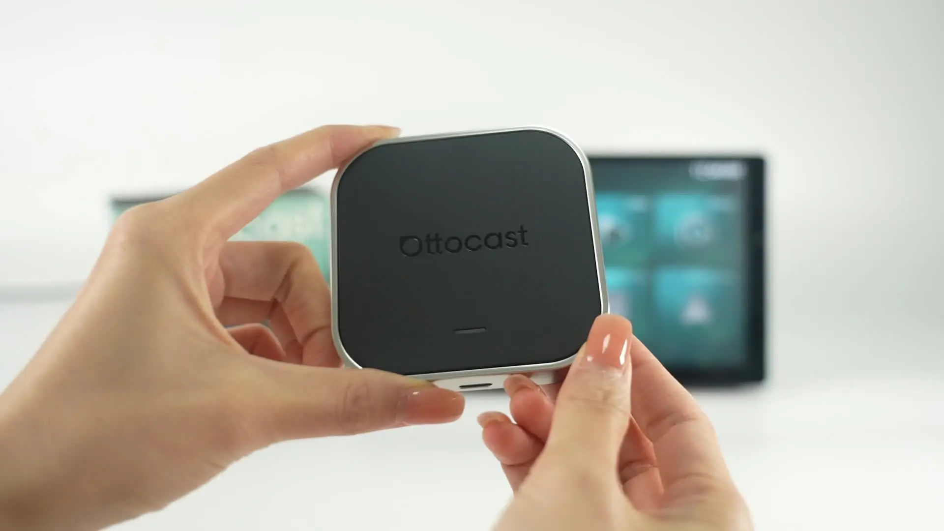 OTTOCAST E2 Wireless CarPlay Android Auto Ai Box Video Adapter Car