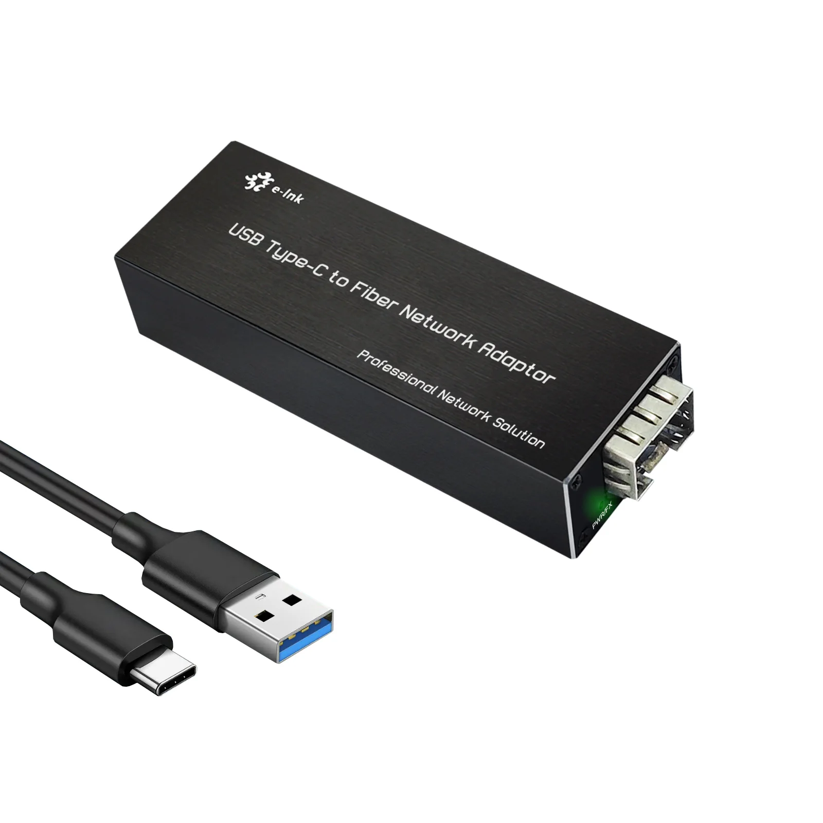Tipo-c à Placa de Rede 100 1000base-x Usb3.0 da Fibra do Gigabit de Sfp para Abrir o Adaptador de Rede Nic do Adaptador dos Ethernet de Sfp