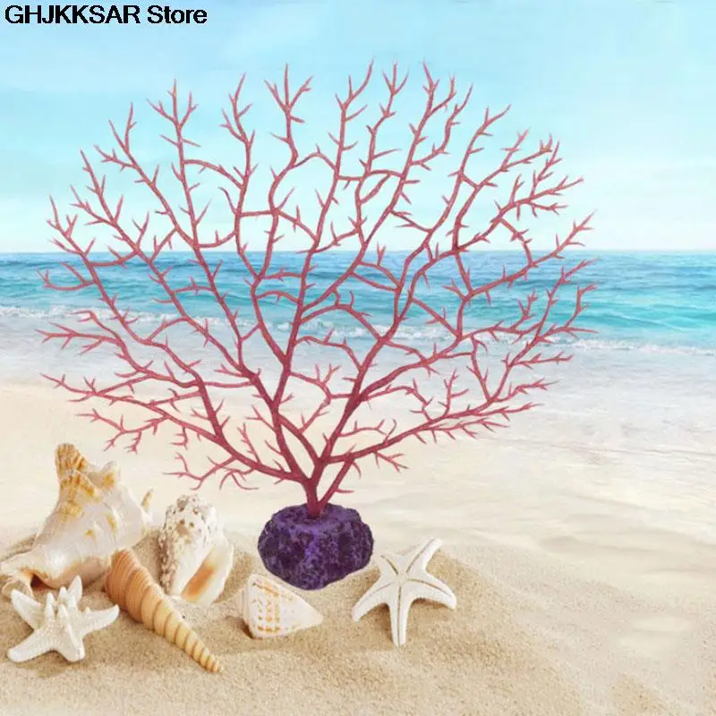 Tree Shape Resin Coral Aquarium Decoration Fishing Fis Tank Landscaping Decor Sea Iron Tree Plastic Coral Aquarium Decor Plants fish tank ornaments mini landscape ornaments artificial plants artificial aquarium plants fish tank decorations aquarium ornaments