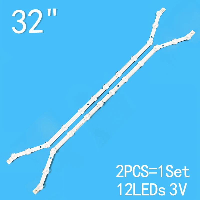 New 2PCS/lot For Samsung 2013SVS32 FHD3228N1 D3GE-320SM1-R2 LM41-00001S LM41-00001R UE32H5303 UE32H5303AK BN96-28763A HG32AD 2pcs led backlight strips for samsung 34 tv c34f791wqu 2015svs34 cf790c sfl70 48leds lm41 00364a cy pk340fnlv7f bn96 39787a