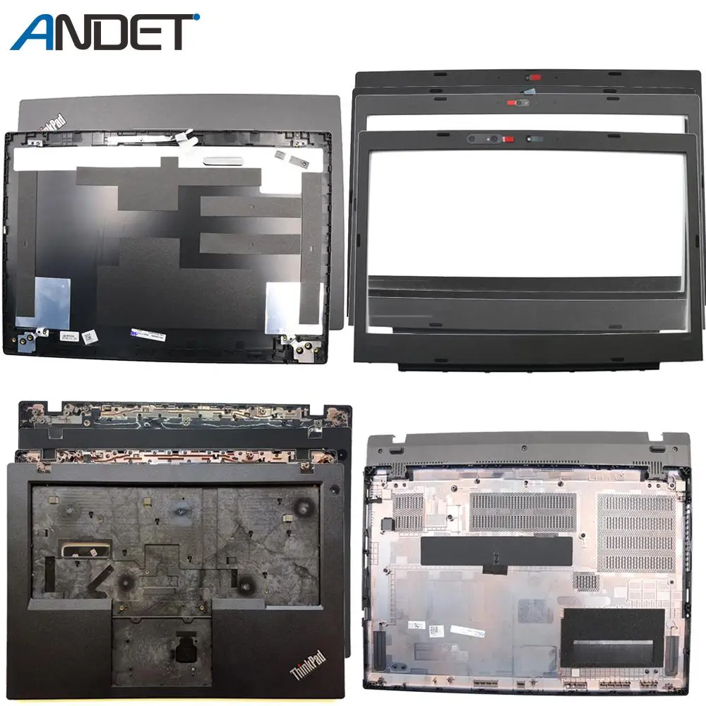 

New Original For Lenovo ThinkPad L480 L490 LCD Back Cover Front Bezel Palmrest Bottom Base Lower Cover 01LW31 01LW3157 01LW318