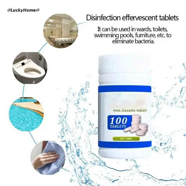 11Ua Úszómedence Klór Adagoló Plusz 100 Tabletta Vegyi Úszó -Bróm Medencéhez - Image 4