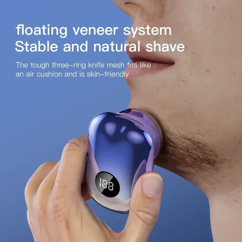 Mini Electric Travel Shaver For Men Pocket Size Washable Rechargeable Portable Painless Cordless Trimmer Knive Face Beard Razor electric shaver electric razor rotary shaver cordless shaver