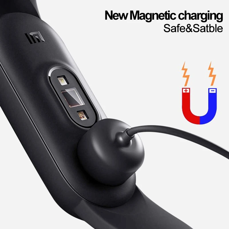 Portable USB Wire Magnetic Chargers USB Charger Adapter For Xiaomi Mi Band 7 Pro 6 5 4 3 2 USB Charging Cable Accessories 100cm