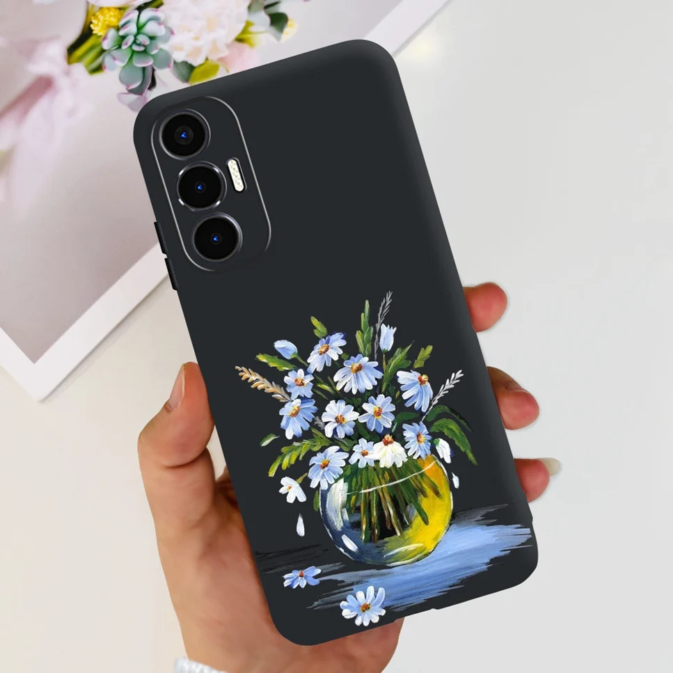 Cartoon Cat Astronaut TPU Soft Silicone Back Cover Bumper Phone Case