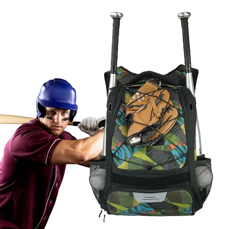 

Baseball Bat Bag Large Youth Baseball Backpack Lightweight Softball Bag With Separate Shoe Compartment For Adult Youth Boys