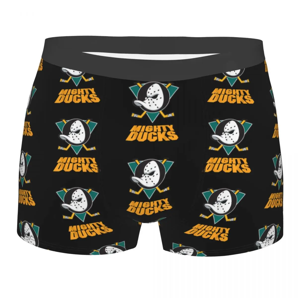 

Disney Graphic Ducks Arts Mighty Underwear Men Stretch ANA Alternate Logo Boxer Briefs Shorts Panties Soft Underpants For Male