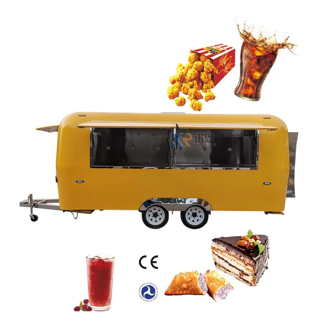 Airstream food trailer with DOT CE certificate