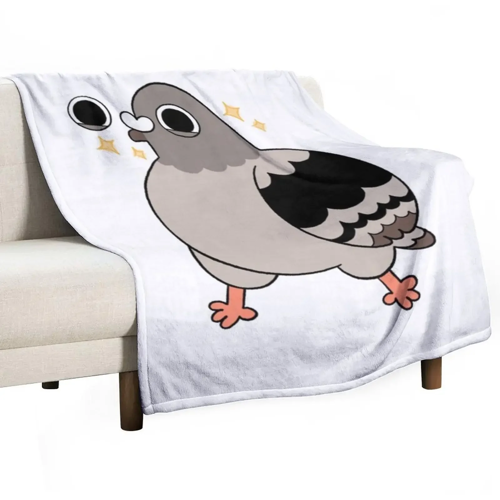 

Pigeon Throw Blanket Blankets For Bed Plaid on the sofa Blankets