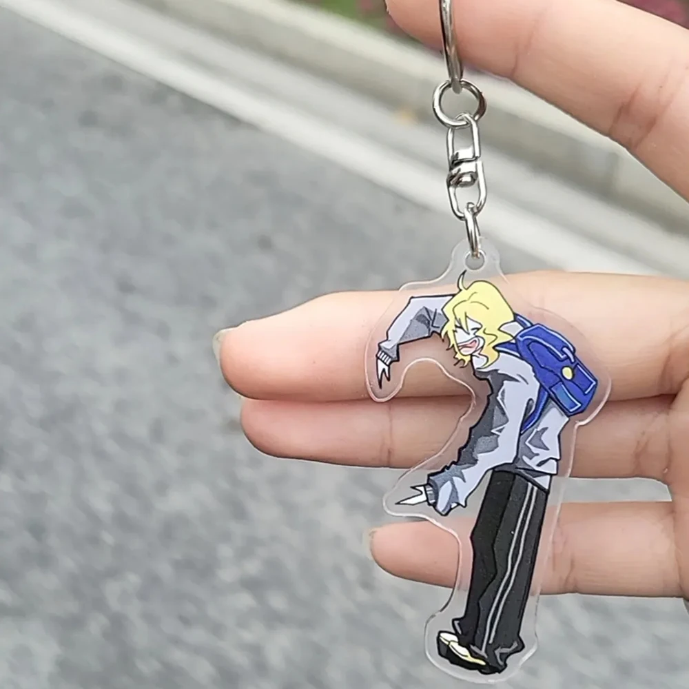 Anime Cosplay Accessories Anime Doukyuusei Kusakabe Hikaru Sajou Rihito Key Chain Cosplay Alloy Keychain Acrylic Keyring Backpack Pendant Gifts