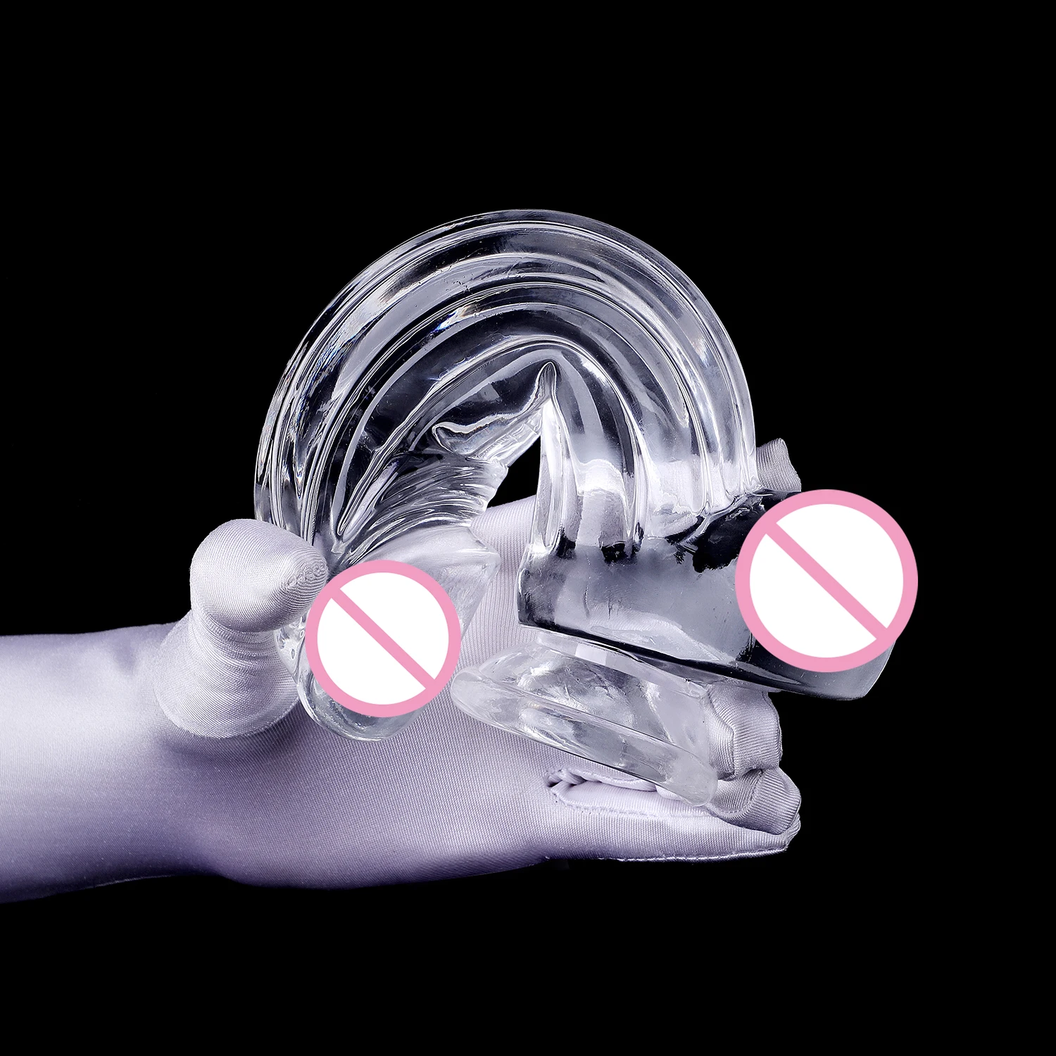 Transparent Thick Realistic Dildo with Suction Cup for Women Sex Toys