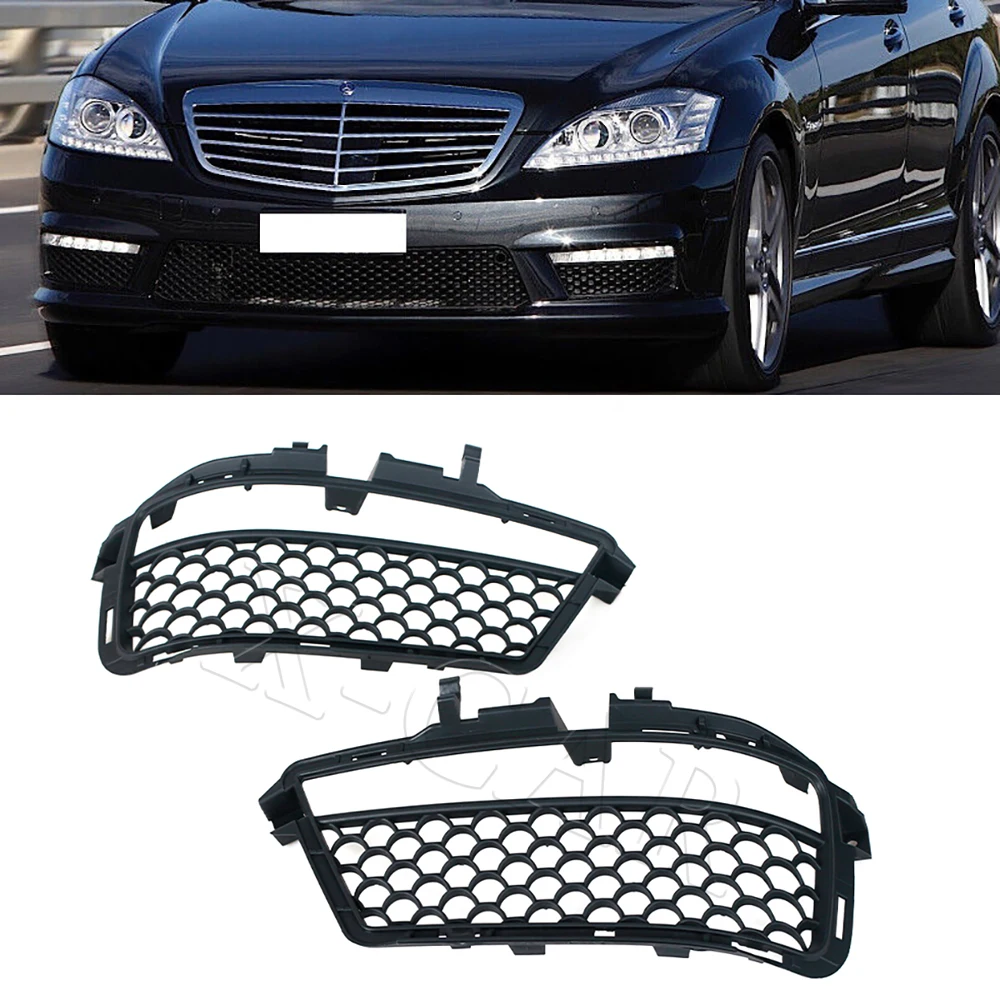 

Driving Fog Light Lamps Grill Cover Trim Molding Fog Lamp Cover For Mercedes Benz W221 S63 2011-2013 2218201356 2218201456