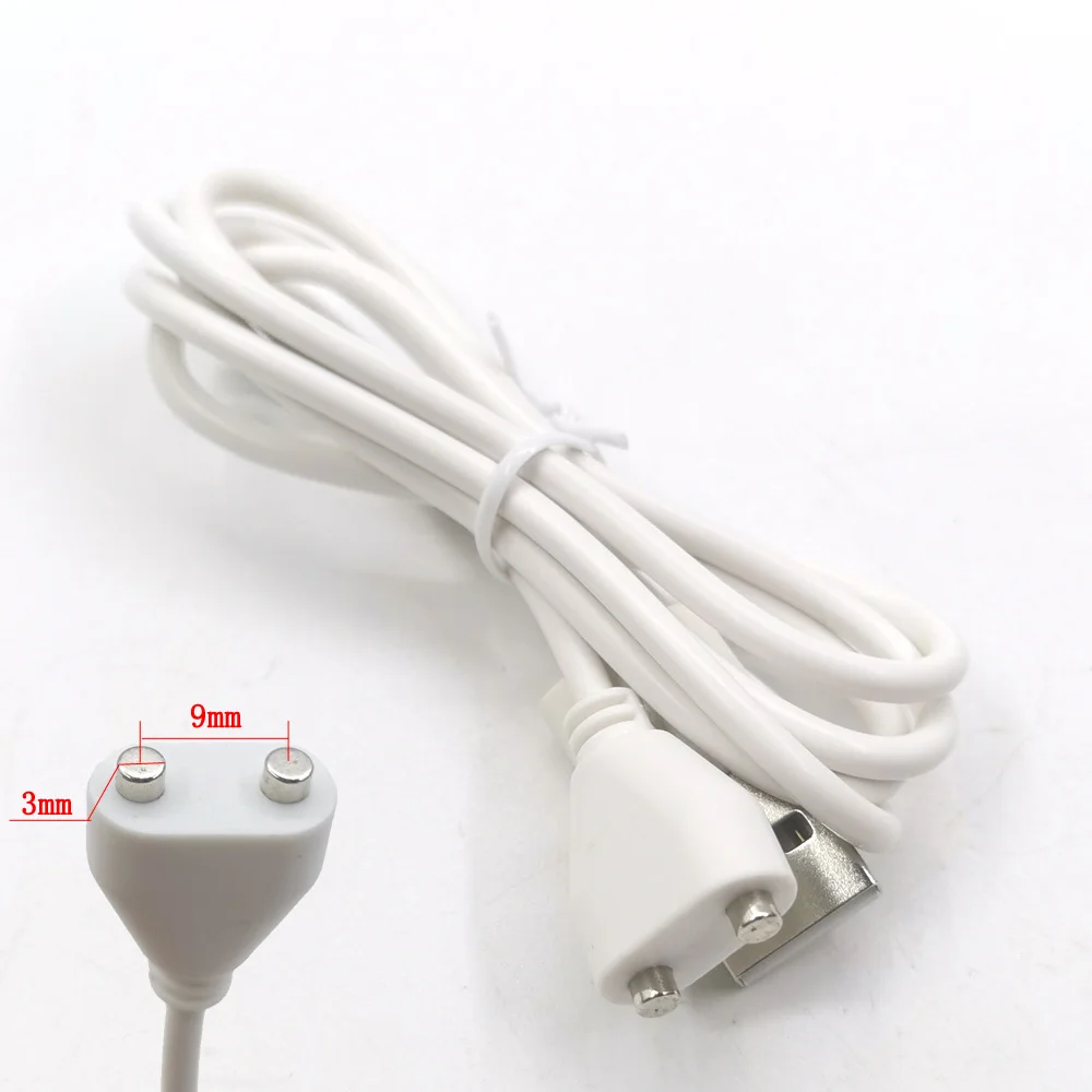 Enhanced Magnetic Charging Cable with Adjustable 2P Center Spacing for Beauty Instruments and Smart Devices