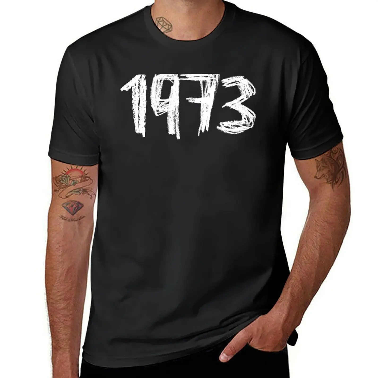 

Birthday 1973, Birth Year 1973, Born in 1973 T-Shirt summer clothes plus sizes for a boy tops men clothings