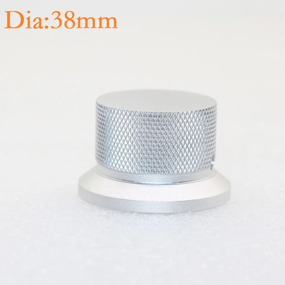 

38*25mm Big Size Matte Aluminum Knob Audio Volume Adjustment Switch 38mm