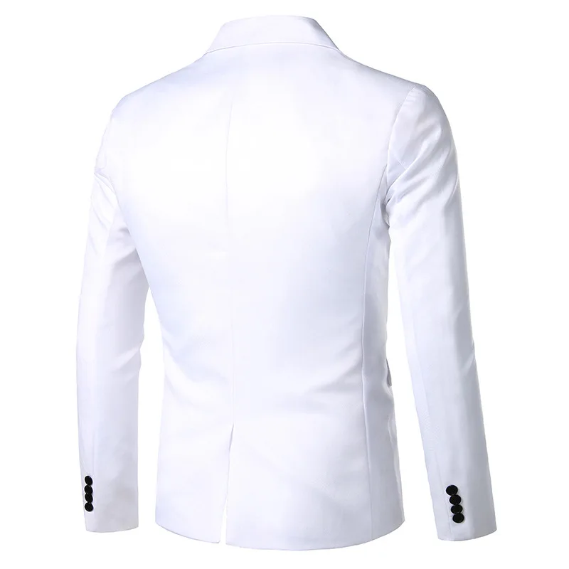 HOO Men's Autumn Wear Business Fashion Casual Suit Jacket Youth Slim-Fit Assorted Colors blazer