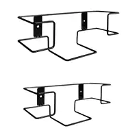 2pcs Metal Glove Rack Wrought Iron Glove Box Bracket Multipurpose Kitchen Wall Hanging Glove Tissue Box Rack Wall Mount Wire Rac 1