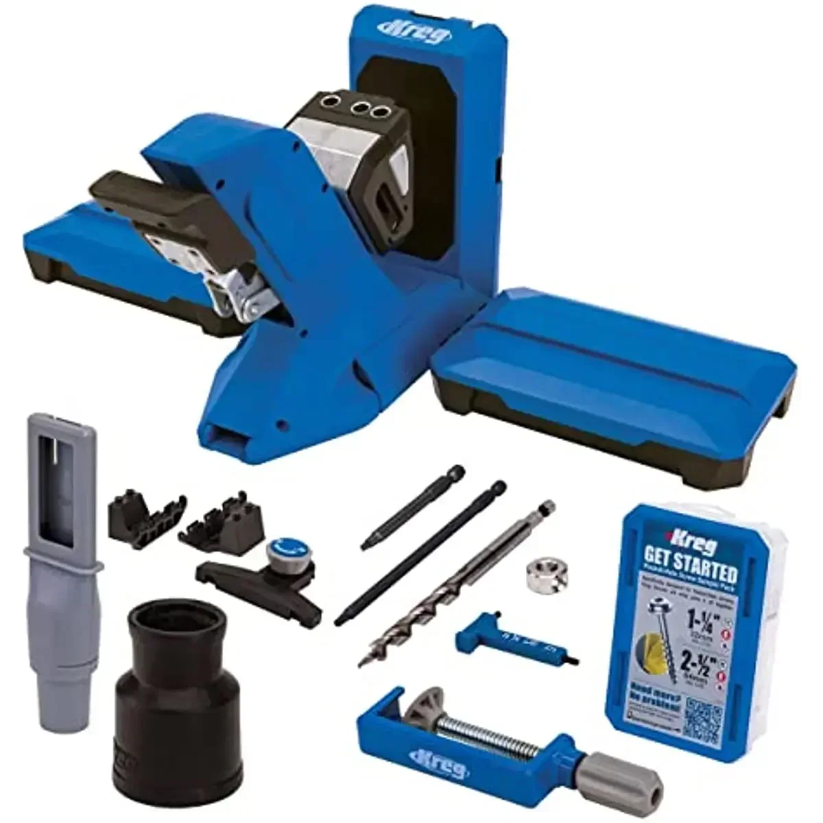 

Kreg Tool KPHJ720PRO Pocket-Hole Jig 720 PRO Easy Clamping Adjusting Includes Durable Screws 1 1/2" Thick