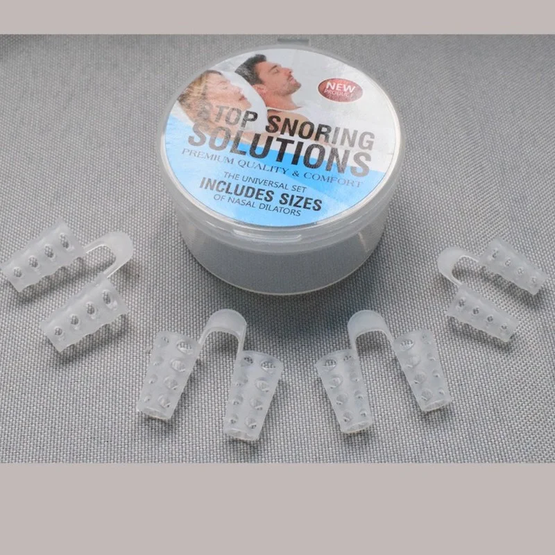 Stop Snoring Nose Clip Nasal Breathing Dilator Stop Snoring 4PCS Anti Snoring Sleep Nose Clip Snore Stop Aid Nasal Dilators Device Congestion Aid No Strips Cones Sleeping Device