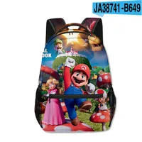Marioed Super Mario Large Capacity School Bag Fully Printed Fashion Backpack  Backpack Birthday Gift Mochila 6