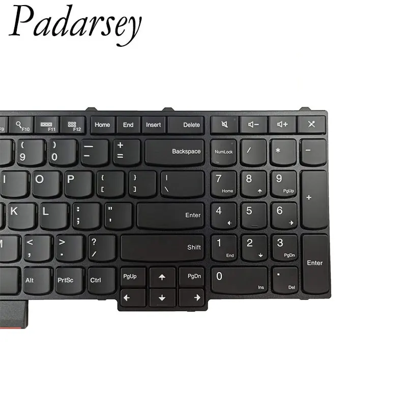 Teclado Novo da Substituição do Portátil de Padarsey para Lenovo Thinkpad P50 P51 P70 com Layout Backlit dos Eua p n: 00pa288 Sn20k85114 - Imagem 3