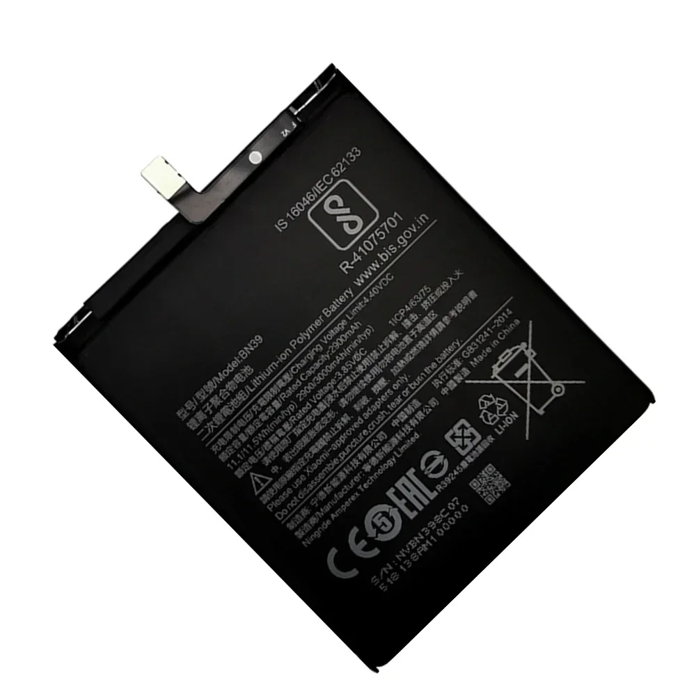 Original BN39 Mobile Phone Battery For Xiaomi Play MiPlay Mi Play Smart Cell Phone Replacement Rechargeable Batteries
