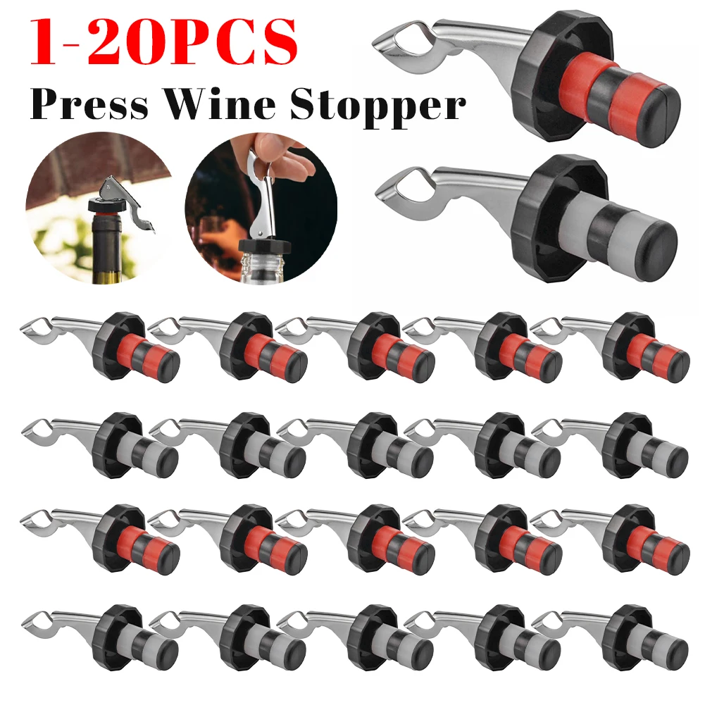 Silicone Wine Stopper Bottle Plug Cap for Bar