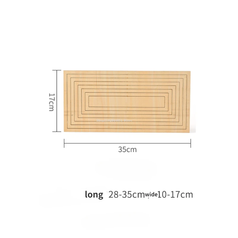 Description Picture 6 of item6/7/8/10pcs Set Polygonal Clay Plate Molding Mold Pottery Tools DIY Ceramic Clay Cutting Modeling Making Bowl Plate Model Tools