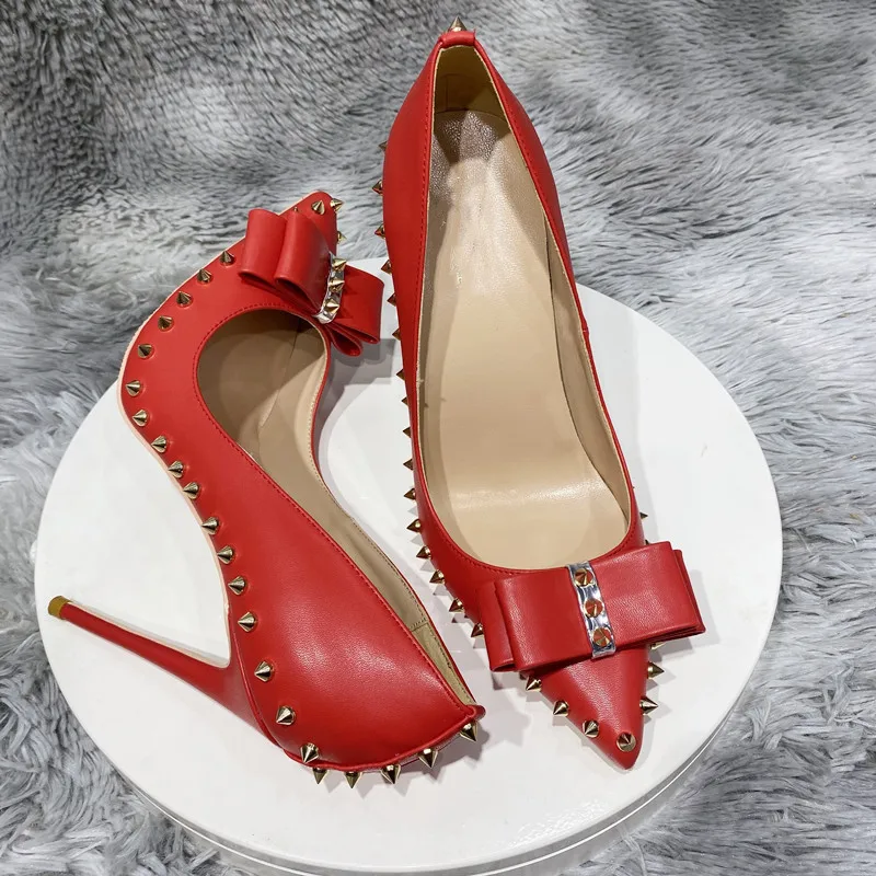 Women Red Bottom Spike Heels High Heel  Christian Louboutin Heels Spikes - Red  Pumps - Aliexpress