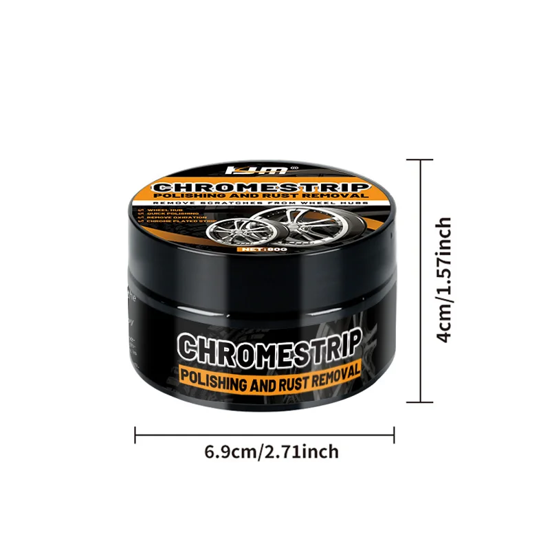 Wheel Repair Kit 80g Scratch & Rust Remover with Polishing Paste Car
