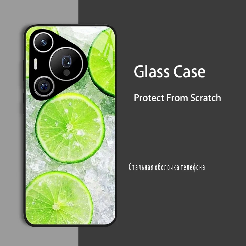 Enhanced Shockproof Tempered Glass Case Cover for Huawei Pura 70 Series