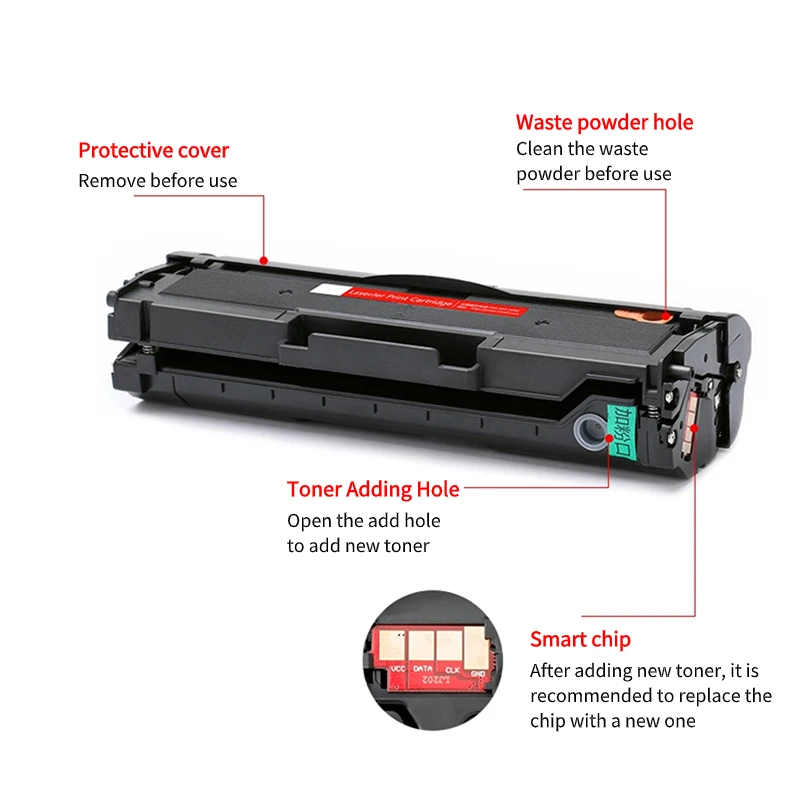 Compatible 106R02773 Toner Cartridge For Xerox Phaser 3020 WorkCentre 3025 printer toner with chip