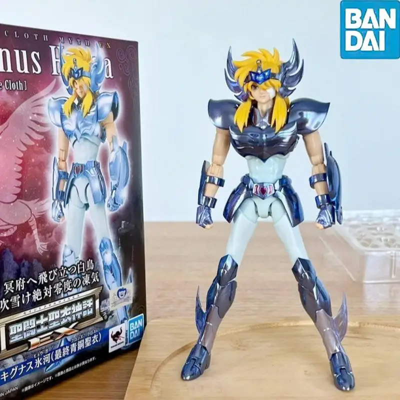 

Оригинал Bandai Подлинная ткань Saint Seiya Миф Ex бронзовая коллекция финальной модели Saint Hyoga игрушка подарок для любителей анимации