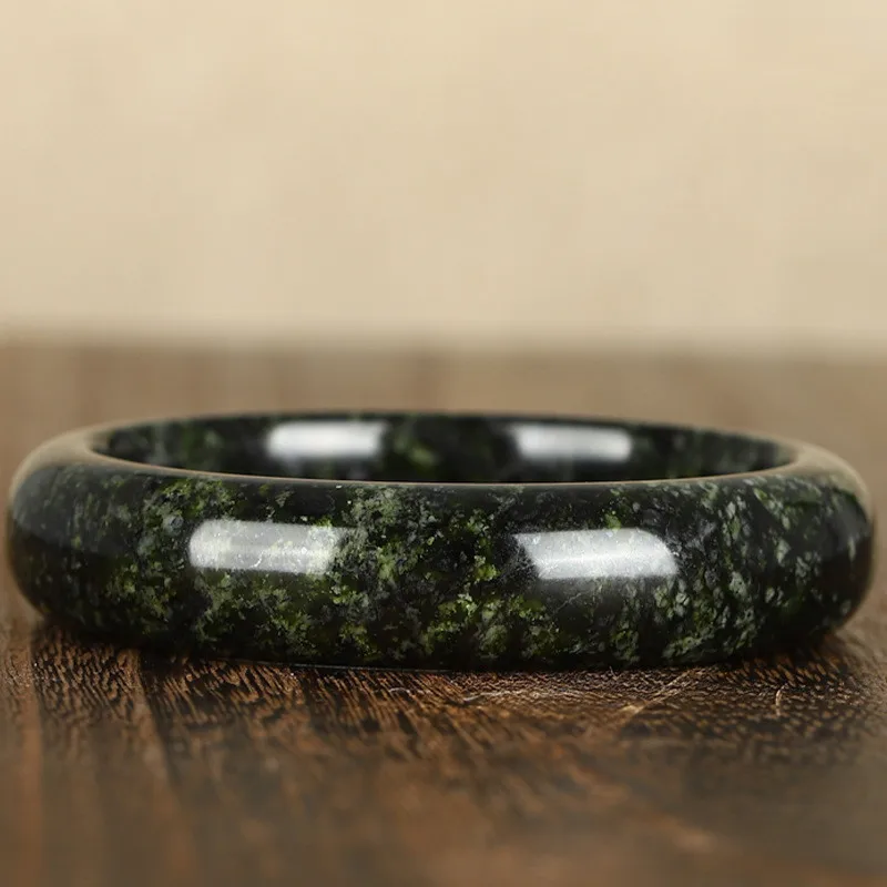 Natural Tibetan Jade Medicine King Stone Bracelet Women's Style National Style Versatile Jade Bracelet Jewelry
