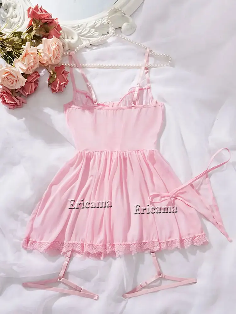 Sous-vêtements érotiques ensembles de soutiens-gorge pour femmes dentelle jarretière Lingerie intimes 2025 soutien-gorge à armatures et culotte tongs dames ensemble de sous-vêtements
