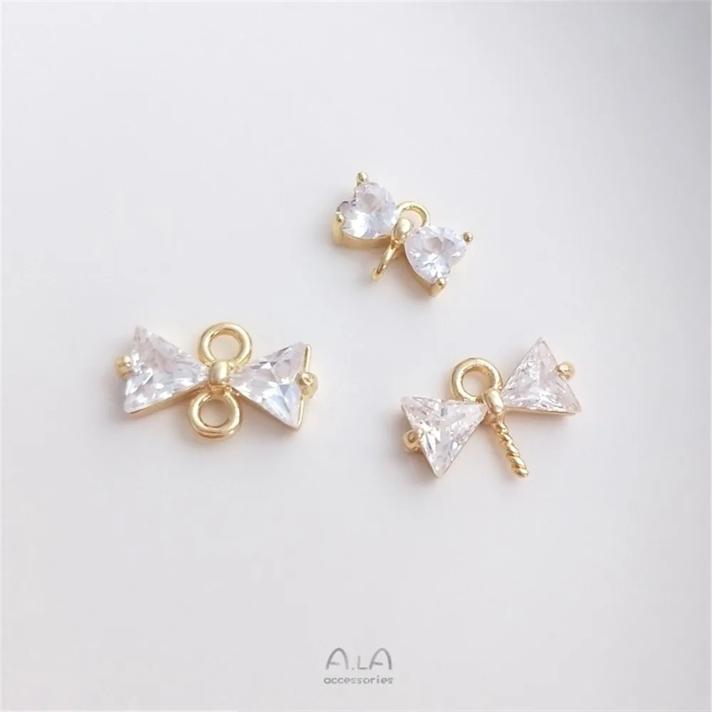 Рисунок 4 - Инкрустированный Цирконом бант из 14-каратного золота