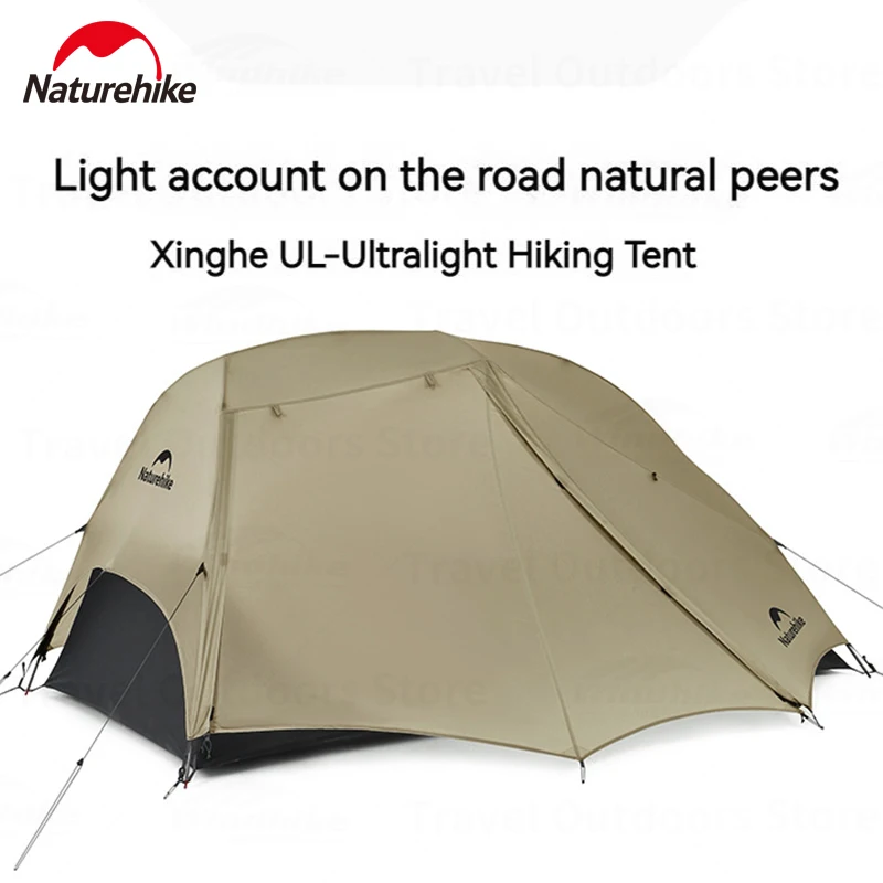 Naturehike Star River UL Camping Tent 3 Seasons Ultralight Portable 2 Person 15D Silicone Outdoor Hiking With Mat