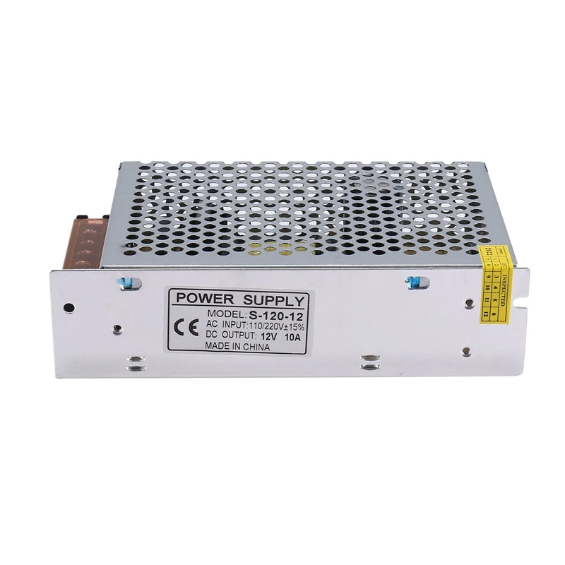 Fuente de alimentación conmutada 12V / 10A, 120W DC, fuente de alimentación  120 vatios 12 voltios, adaptador de alimentación, transformador