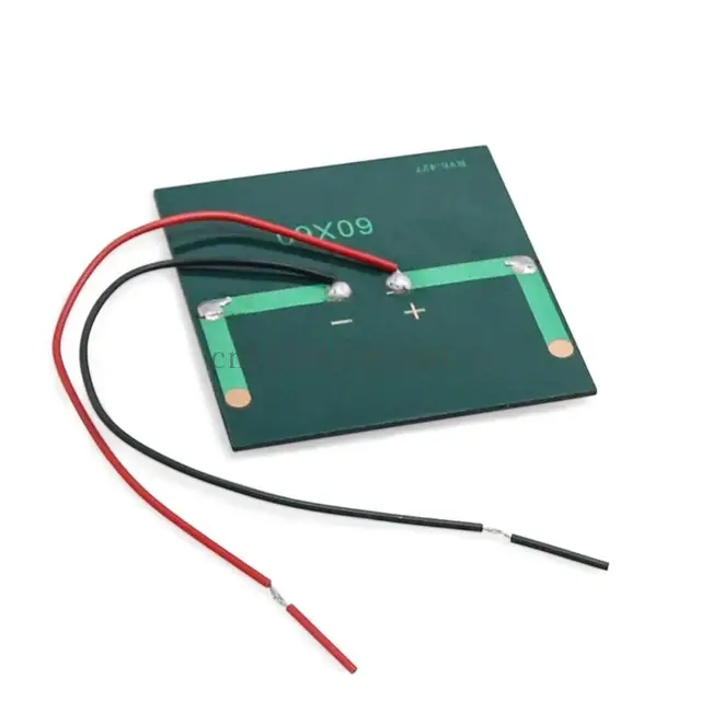 Solar Plate With Wire 2-3V 100mA Small Cell Module Polysilicon Board Charging Pane B03D 4