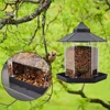 Garden Yard Outdoors Decoration Hexagon Shaped Large Capacity Easy to Use Gazebo Bird Feeders Wild Bird Feeder 1