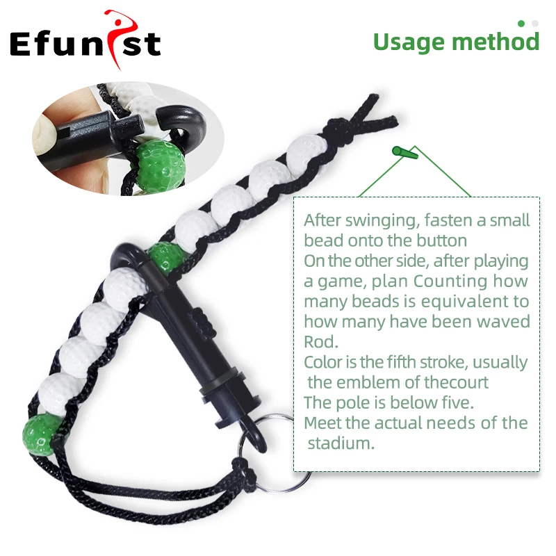 Golf Score Counter Golf Ball Beads Putt Counter Training Accessories Aids Golf Stroke Score Counter Plastic Easy To Use