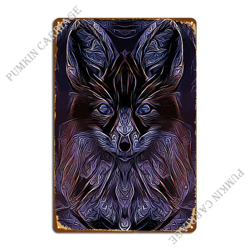 

Fox Dark Metal Sign Plaques Create Classic Wall Mural Cinema Wall Mural Tin Sign Poster