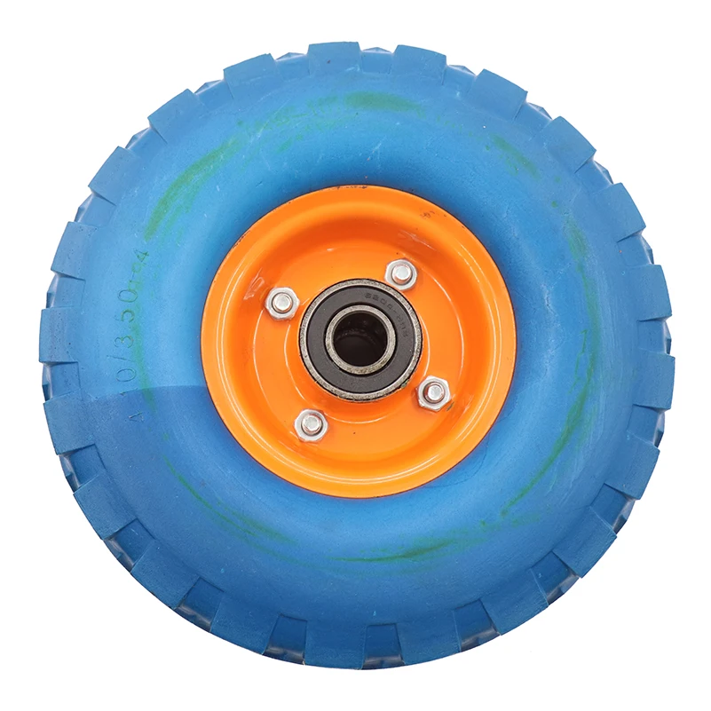 Pneumatic Tire Wheels 10-Inch for Tricycle and Trolley Replacement